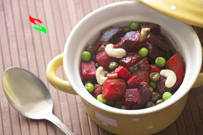 Beetroot bhaji is a stir fry beetroot Recipe Indian way beetroot bhaji